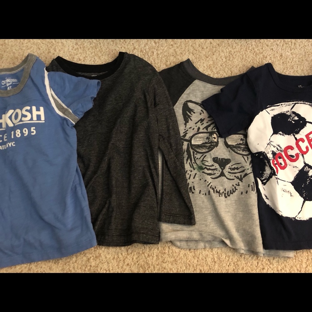 Bundle of 4 toddler shirts